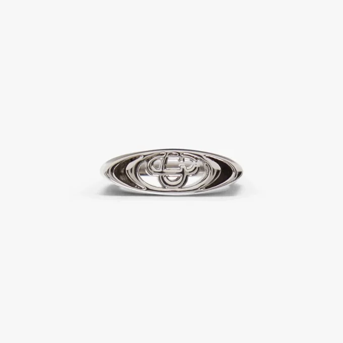 Bague chevalière au logo Ripple