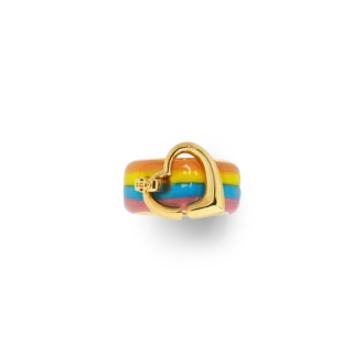 Bague Rainbow Heart