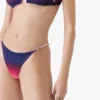 Bas de bikini dégradé aubergine