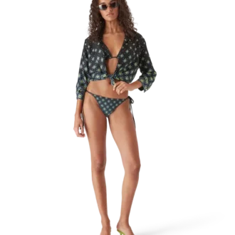 Bas de bikini Monogram noir dégradé