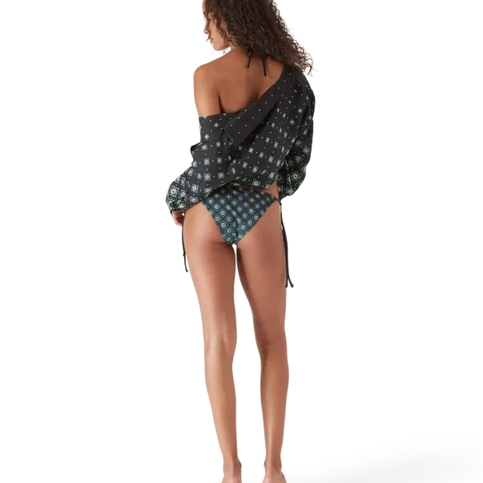 Bas de bikini Monogram noir dégradé Bas de bikini Monogram noir dégradé