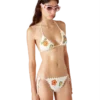 Bas de bikini à motifs au crochet