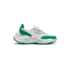 Baskets Atlantis pour femme, blanc et vert tennis