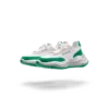 Baskets Atlantis pour femme, blanc et vert tennis