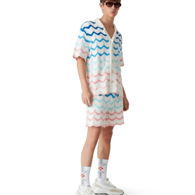 Baskets Atlantis pour homme, blanc et vert tennis