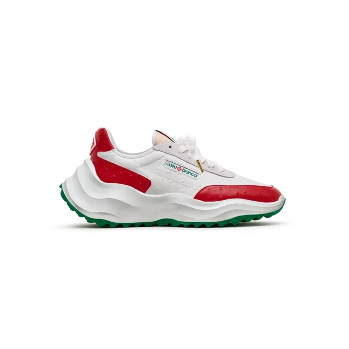 Baskets Atlantis Red Ostrich pour homme