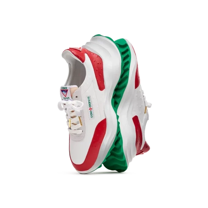 Baskets Atlantis Red Ostrich pour homme