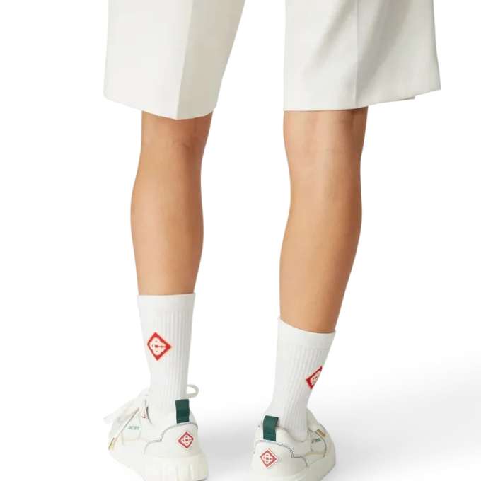 Baskets Court blanches et multicolores pour femme Baskets Court blanches et multicolores pour femme