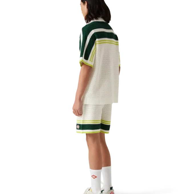 Baskets Court blanches et multicolores pour homme Baskets Court blanches et multicolores pour homme