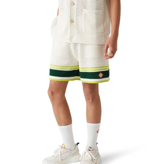 Baskets Court blanches et multicolores pour homme Baskets Court blanches et multicolores pour homme