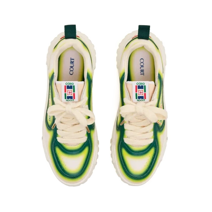 Baskets Court Green Fade pour femme