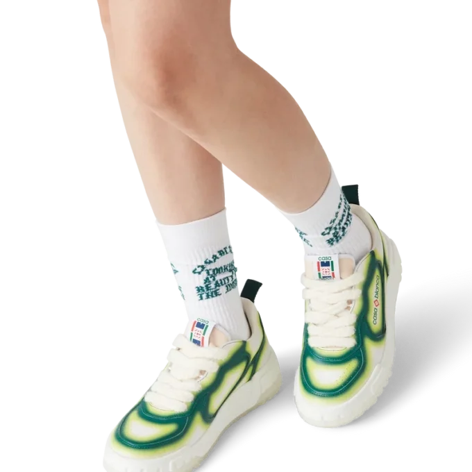 Baskets Court Green Fade pour femme