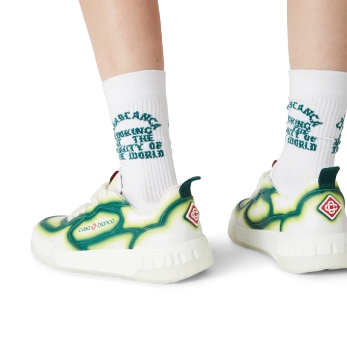 Baskets Court Green Fade pour femme