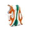 Baskets Court orange et blanches pour homme