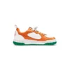 Baskets Court orange et blanches pour homme