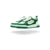 Baskets Court vertes et blanches pour femme