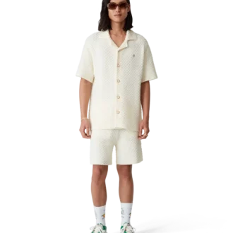 Baskets Court pour homme, vert et blanc