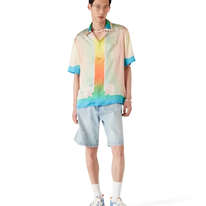 Baskets de tennis blanches et bleues pour homme