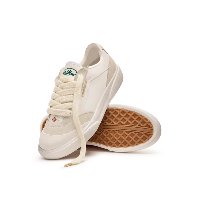 Baskets Del Mar blanches pour homme Baskets Del Mar blanches pour homme