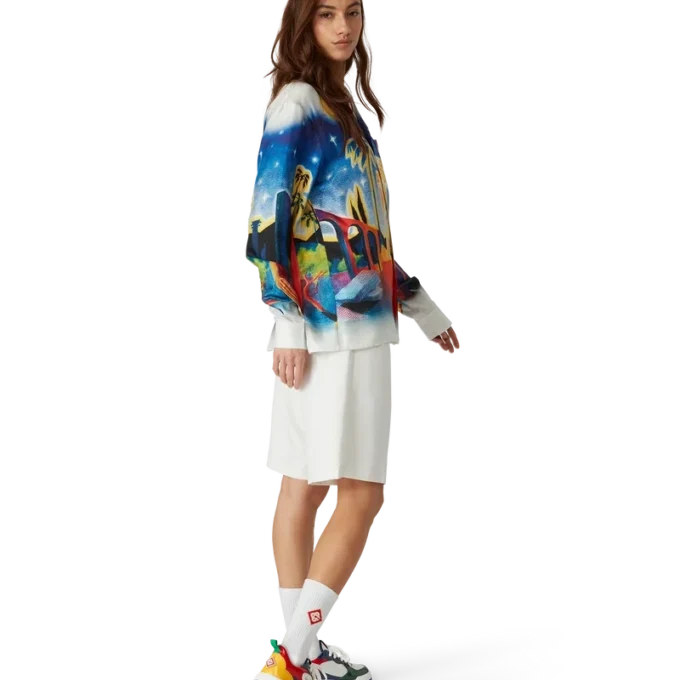 Baskets multicolores Court pour femme