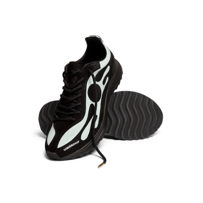 Baskets Stade pour homme, noir et menthe