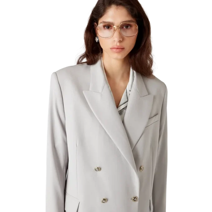 Blazer oversize en laine