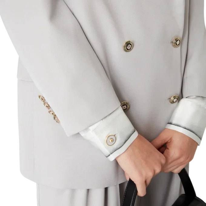 Blazer oversize en laine