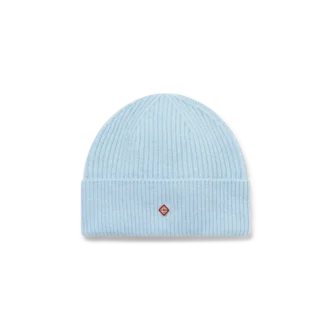 Bonnet en laine à côtes