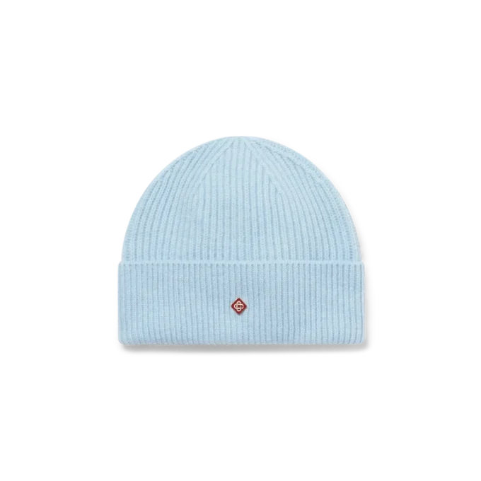 Bonnet en laine à côtes