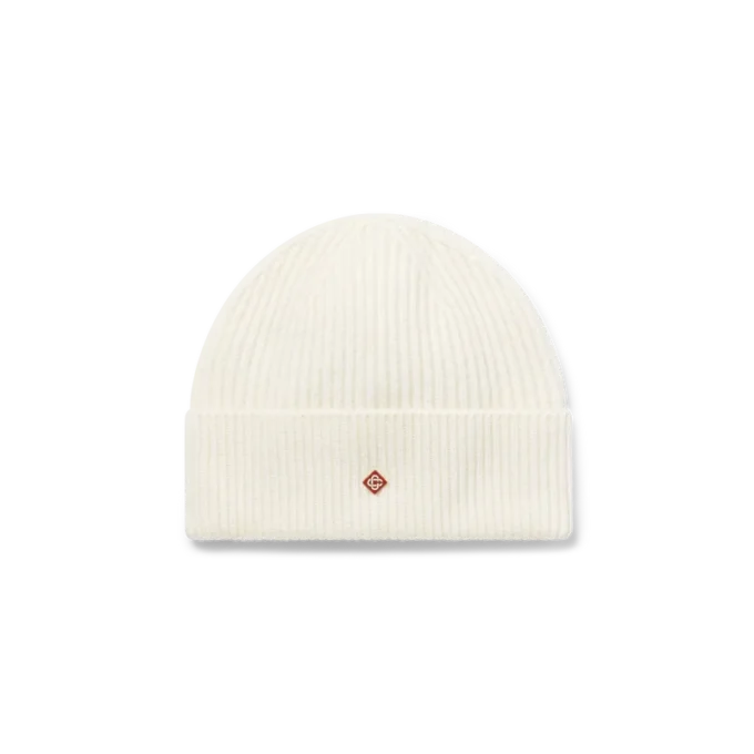 Bonnet en laine à côtes