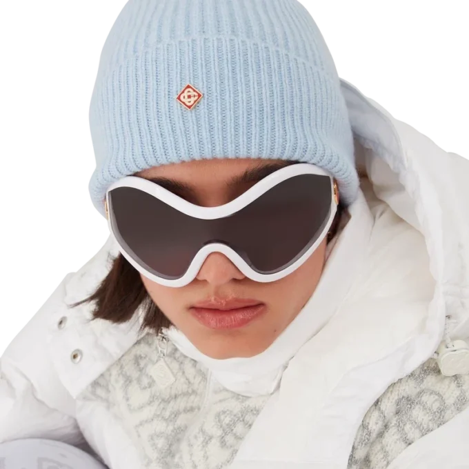 Bonnet en laine à côtes