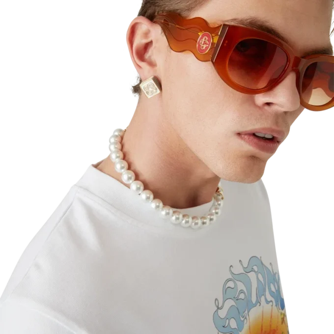 Boucles d&rsquo;oreilles à clous avec logo Monogram