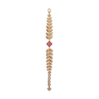 Bracelet feuille de laurier en or