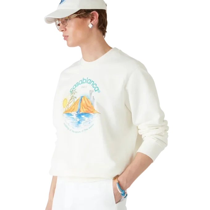 Bracelet à nœuds et perles bleu