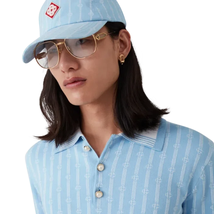 Casquette avec écusson au logo Laurel Stripe