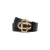 Ceinture noire avec logo CC