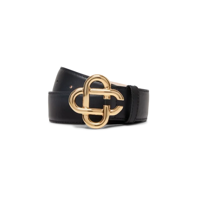 Ceinture noire avec logo CC