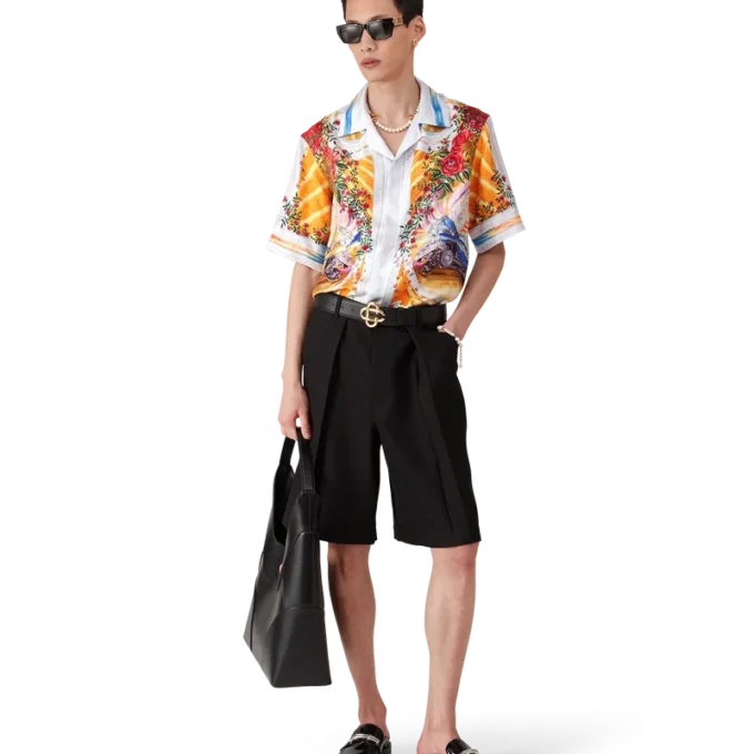 Ceinture noire avec logo CC