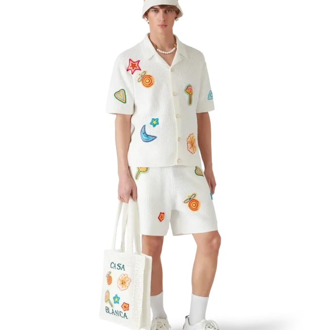 Chapeau au crochet Motif