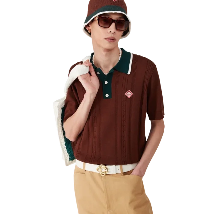 Chapeau au crochet rayé