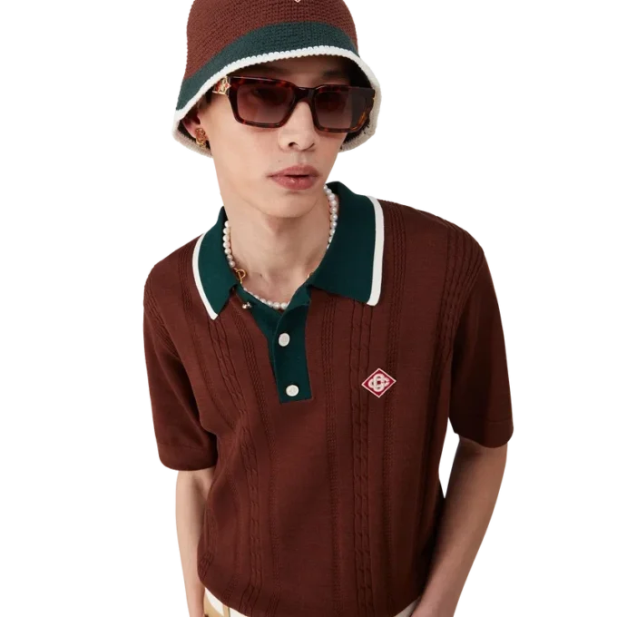 Chapeau au crochet rayé