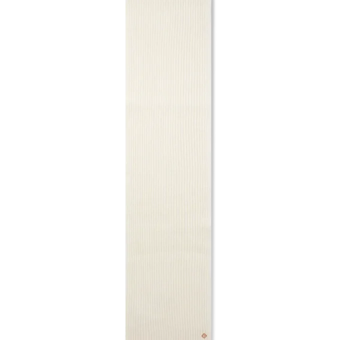 Écharpe de ski en laine côtelée