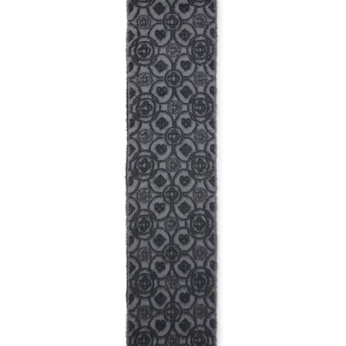 Écharpe en mohair moelleux à motif Monogram