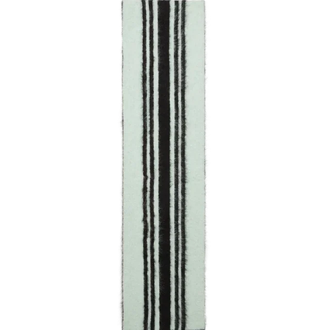 Écharpe en mohair à rayures