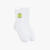 Chaussettes carrées avec logo Acid Lime Chaussettes carrées avec logo Acid Lime