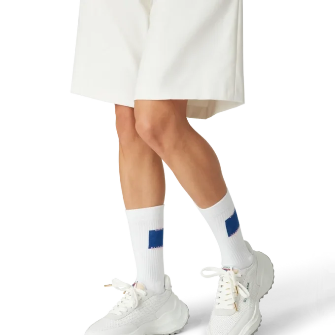 Chaussettes carrées Casa bleues