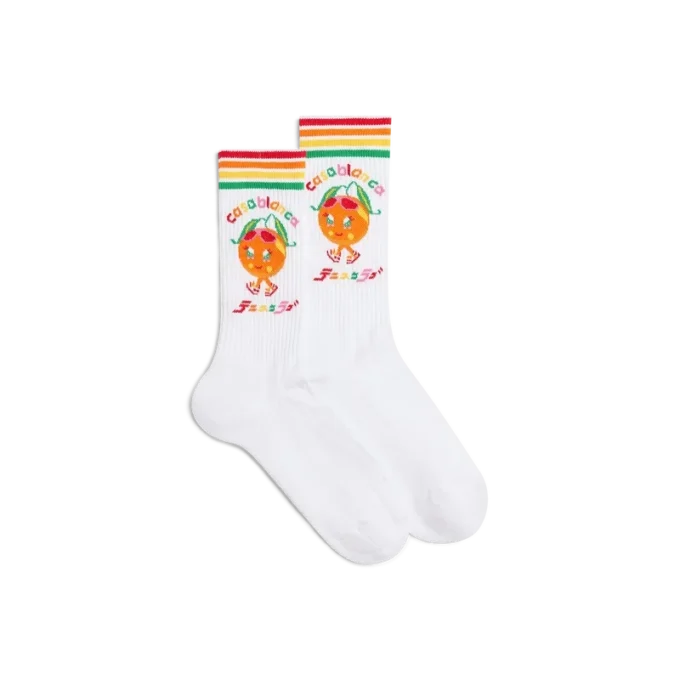 Chaussettes Kawaii Orange