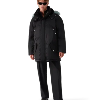 Chaussures bateau en cuir noir pour homme