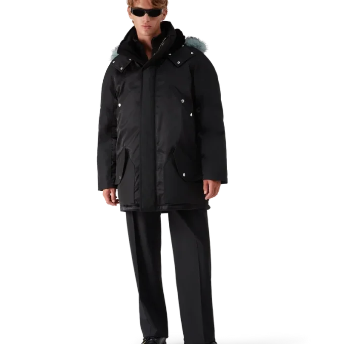 Chaussures bateau en cuir noir pour homme