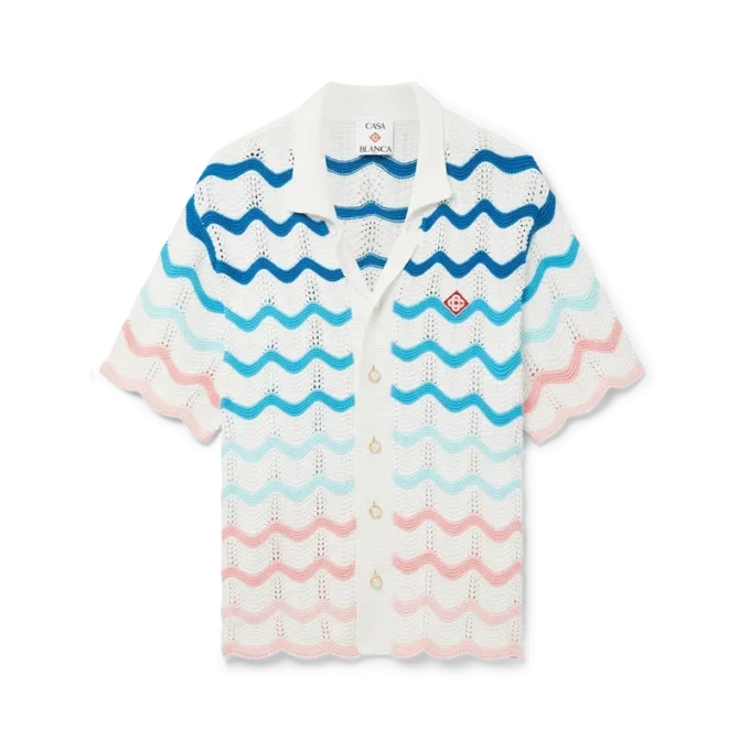 Chemise au crochet Gradient Wave
